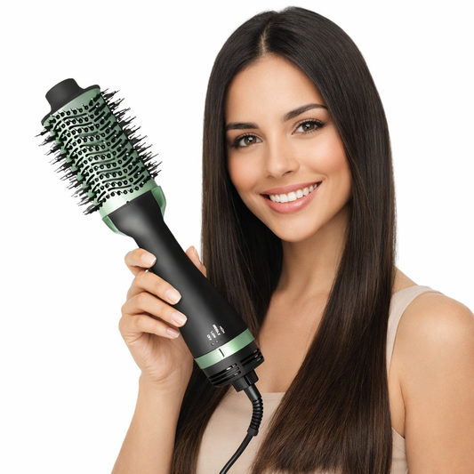 Hydralon: Cepillo secador 3 en 1 que hidrata, alisa y da volumen mientras reduce el Fritz y aporta brillo natural.